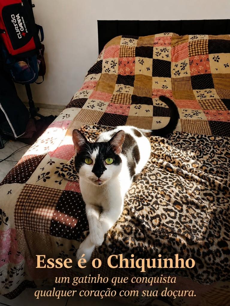 Chiquinho, gato para adoção em Porto Alegre - RS