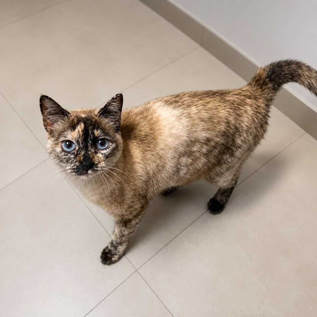 Ísis, gata de porte pequeno para adoção em Bauru - SP