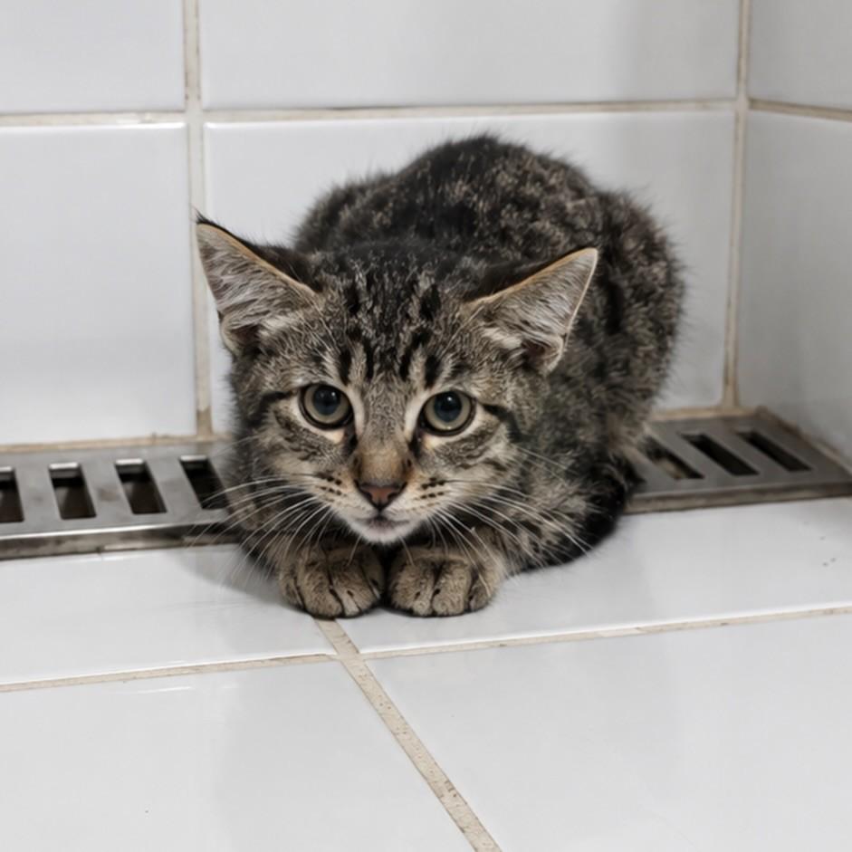 Goiaba, gato de porte pequeno para adoção em Bauru - SP