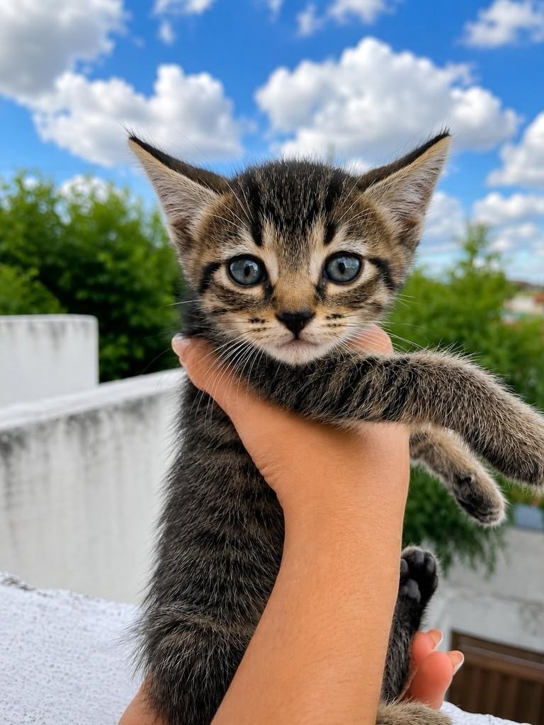 Mocinha, gata de porte pequeno para adoção em Patos - PB