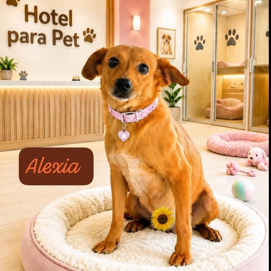 Alexia, cadela de porte pequeno para adoção em São José dos Campos - SP