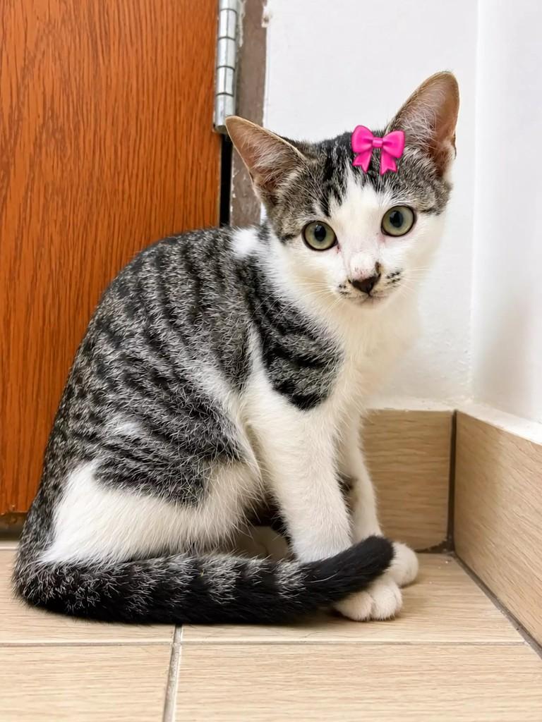 Menininha, gato de porte pequeno para adoção em Patos - PB