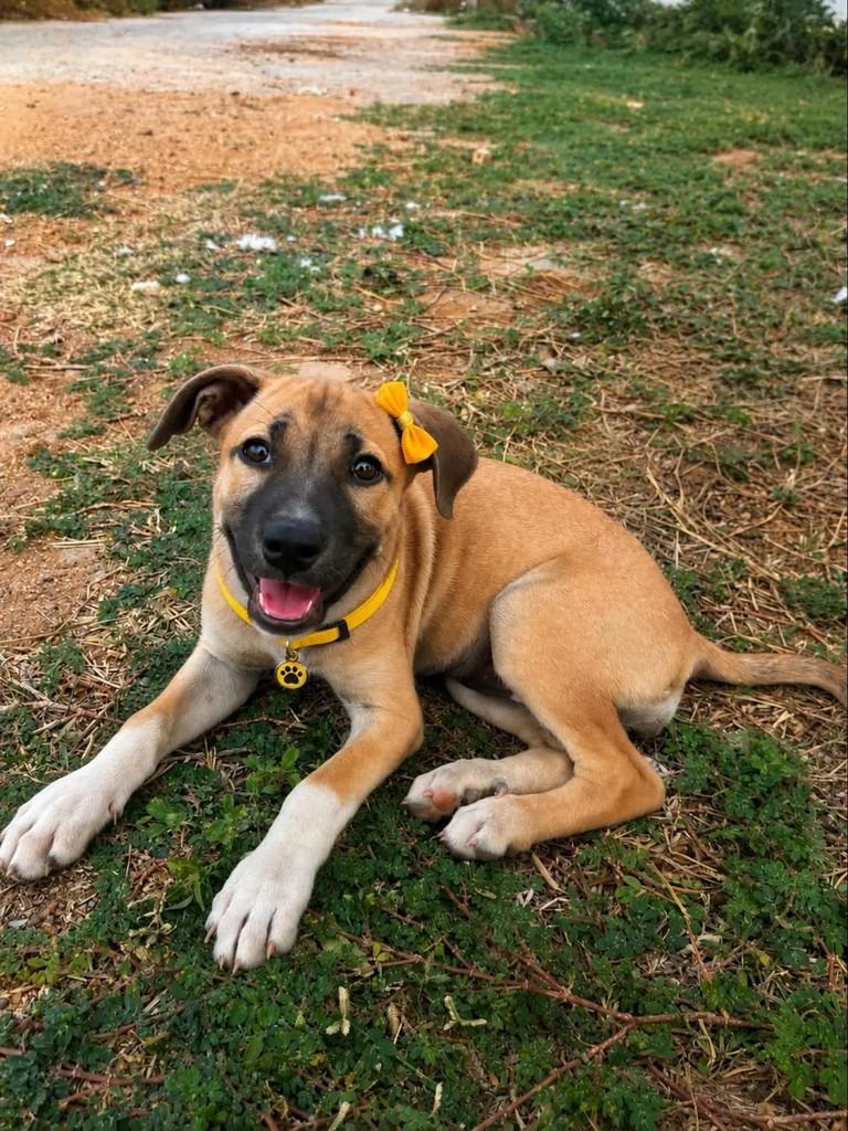 Lili, cadela de porte pequeno para adoção em Patos - PB