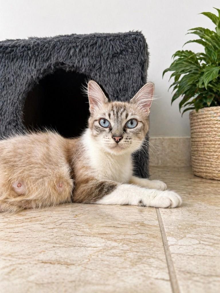 Boneca, gato de porte pequeno para adoção em São Paulo - SP