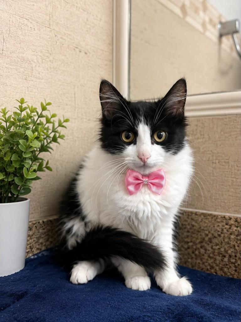 Frajola, gata de porte médio para adoção em São Paulo - SP