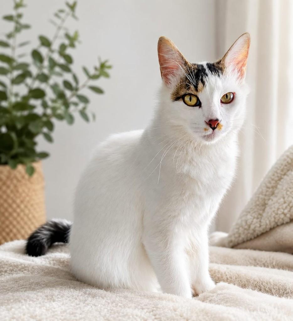 Pingo, gato de porte pequeno para adoção em Balneário Camboriú - SC