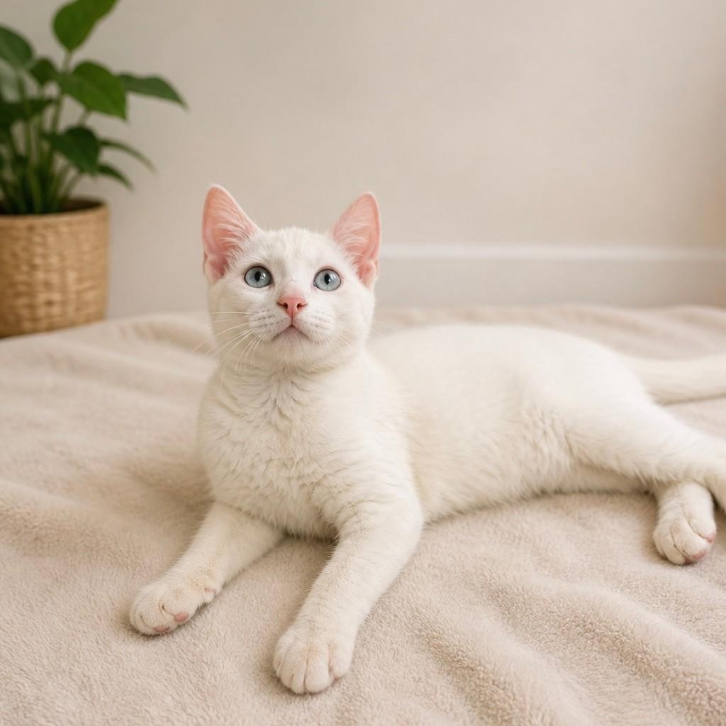 Algodão, gato de porte pequeno para adoção em Salvador - BA