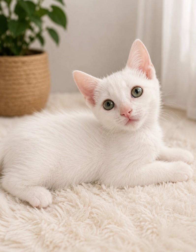 Baunilha, gato de porte pequeno para adoção em Salvador - BA