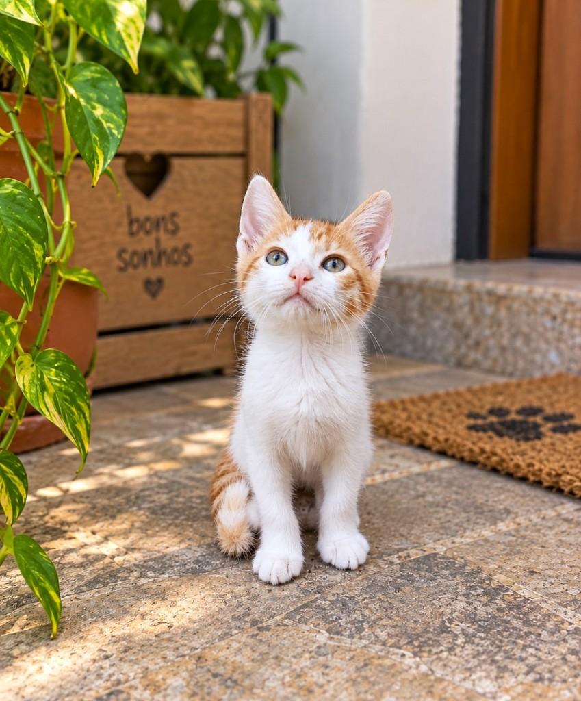 Kel, gato de porte pequeno para adoção em Salvador - BA