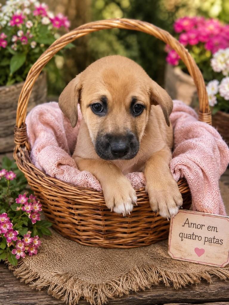 Tapioca, cachorro de porte pequeno para adoção em Passo Fundo - RS