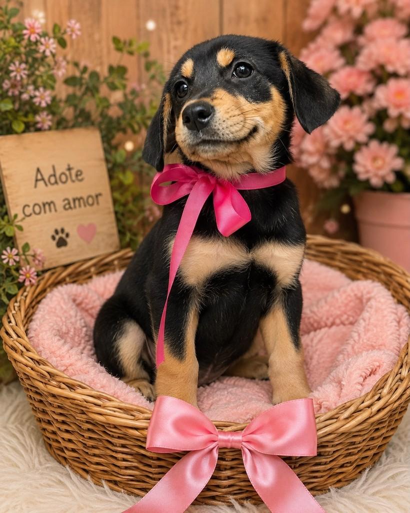 Meggie, cachorro de porte médio para adoção em Passo Fundo - RS