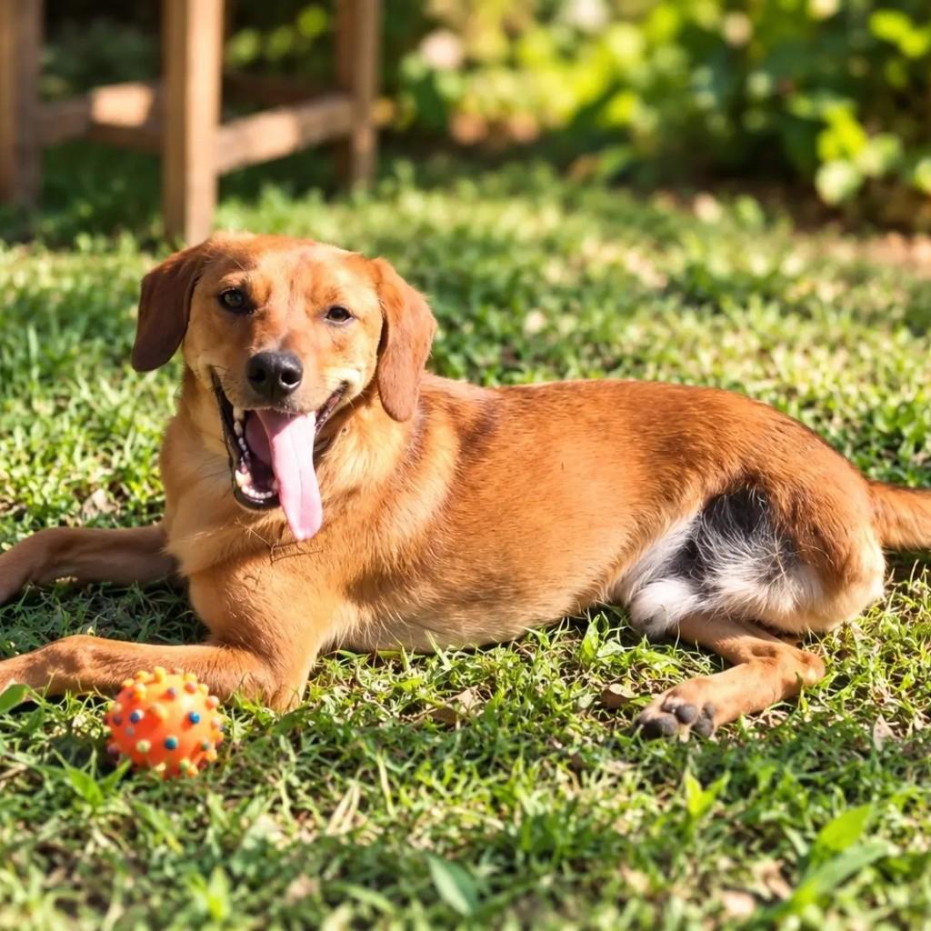 Guto, cachorro de porte médio para adoção em São Paulo - SP