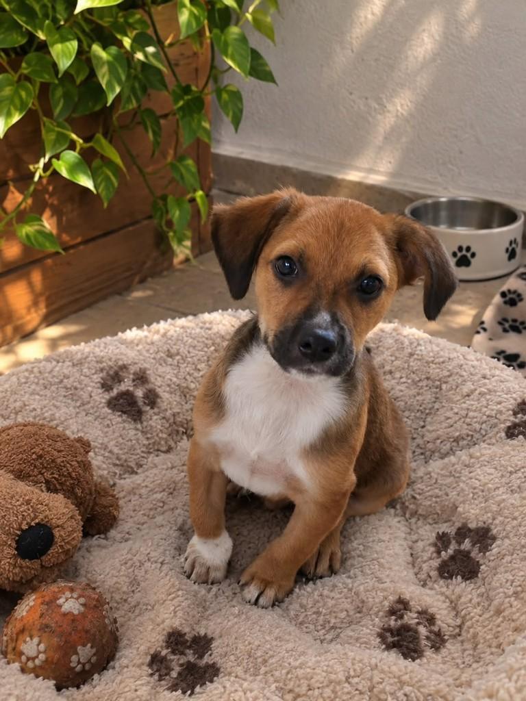 Bolinho, cachorro de porte médio para adoção em Vila Velha - ES
