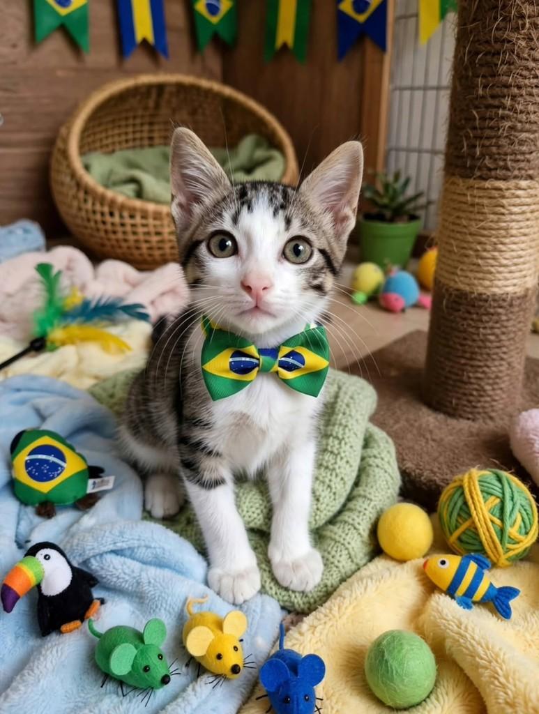 Damon, gato de porte médio para adoção em Vila Velha - ES