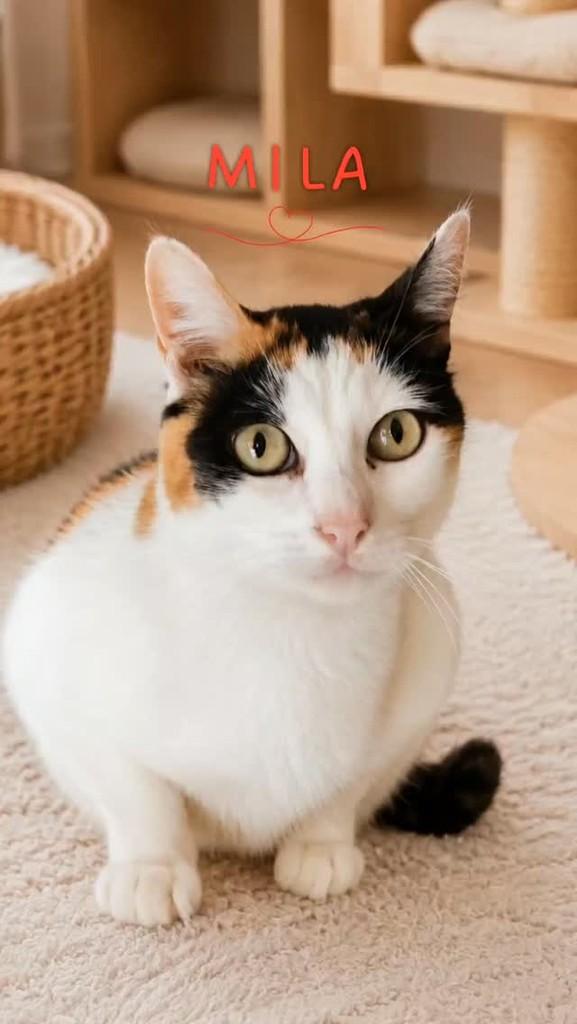 Mila, gato de porte pequeno para adoção em São Paulo - SP