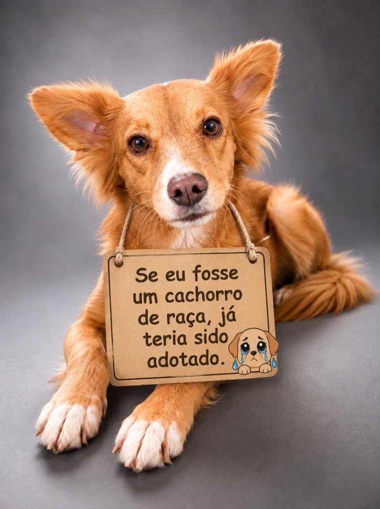 Otto, cachorro de porte médio para adoção em Cuiabá - MT