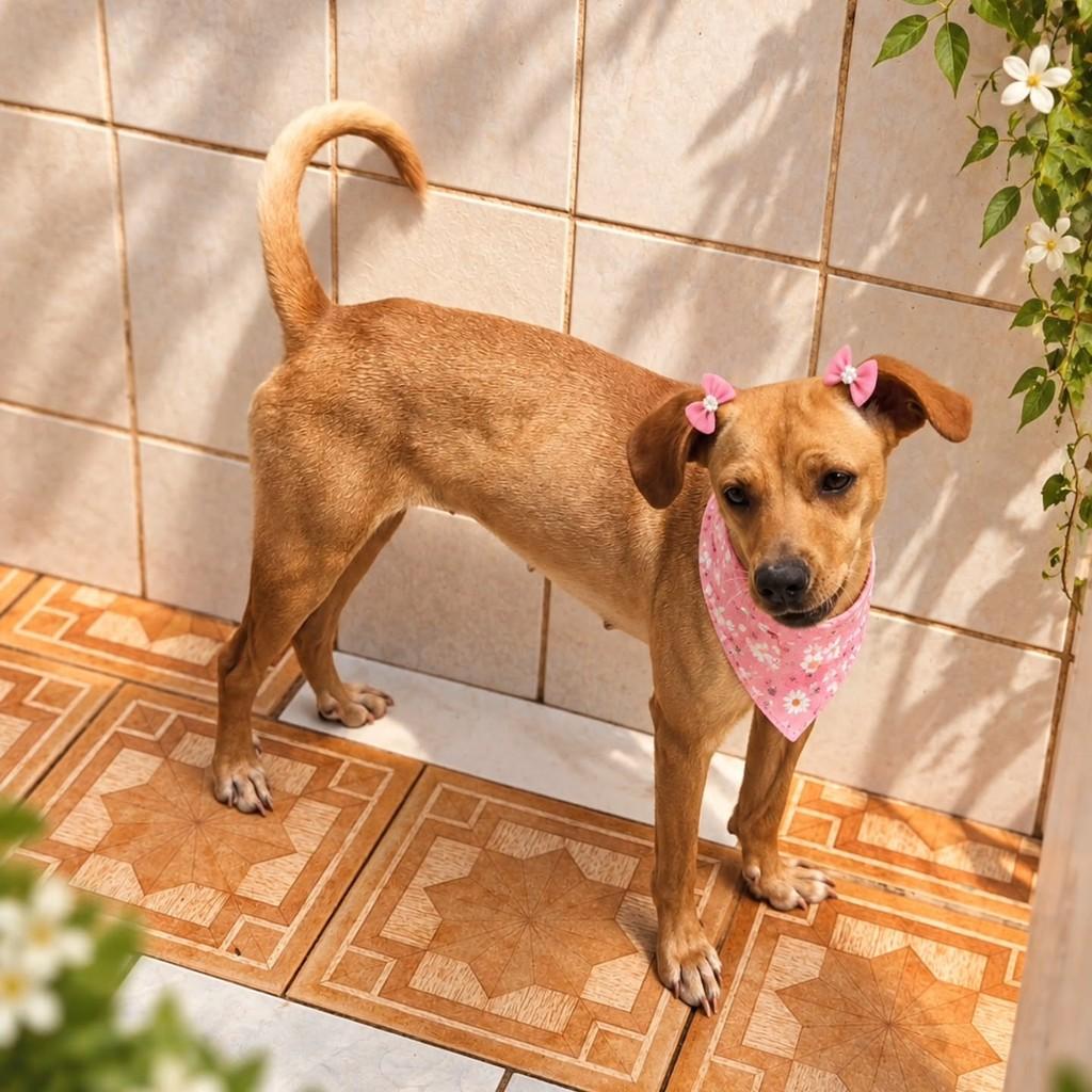 Zara, cadela de porte médio para adoção em Ubatuba - SP