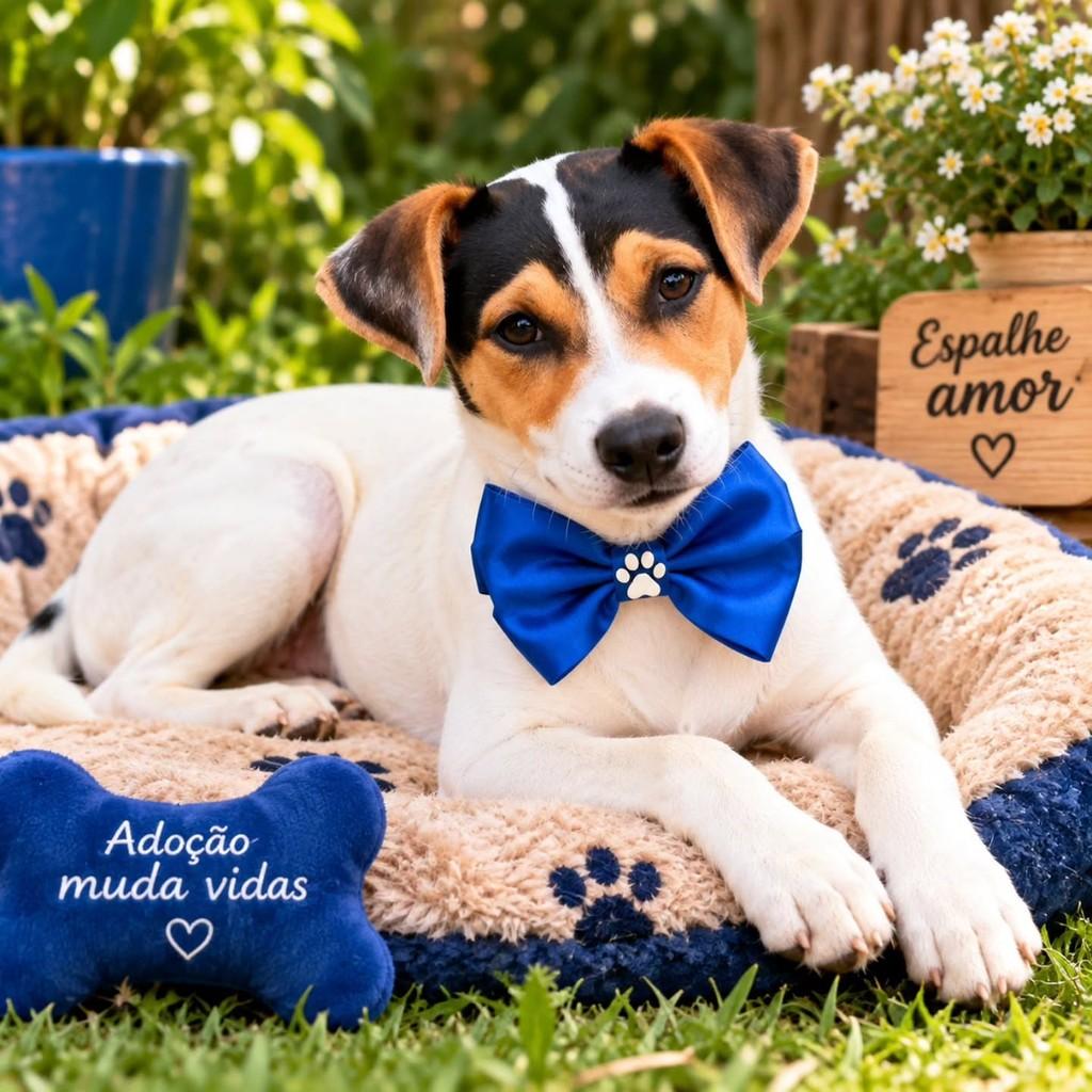 Toby, cachorro de porte médio para adoção em Itajaí - SC — foto 2 de 4