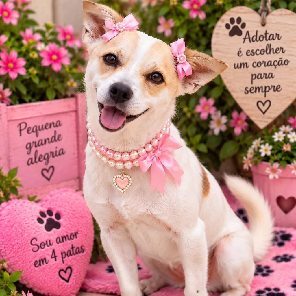Mônica, cadela de porte pequeno para adoção em Itajaí - SC — foto 3 de 4