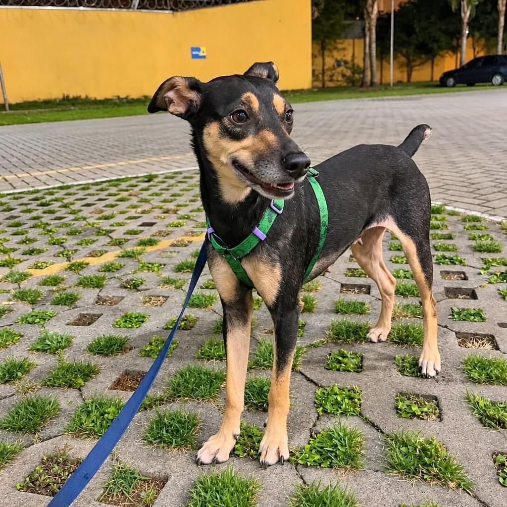 Flor, cadela de porte médio para adoção em São Paulo - SP — foto 2 de 3