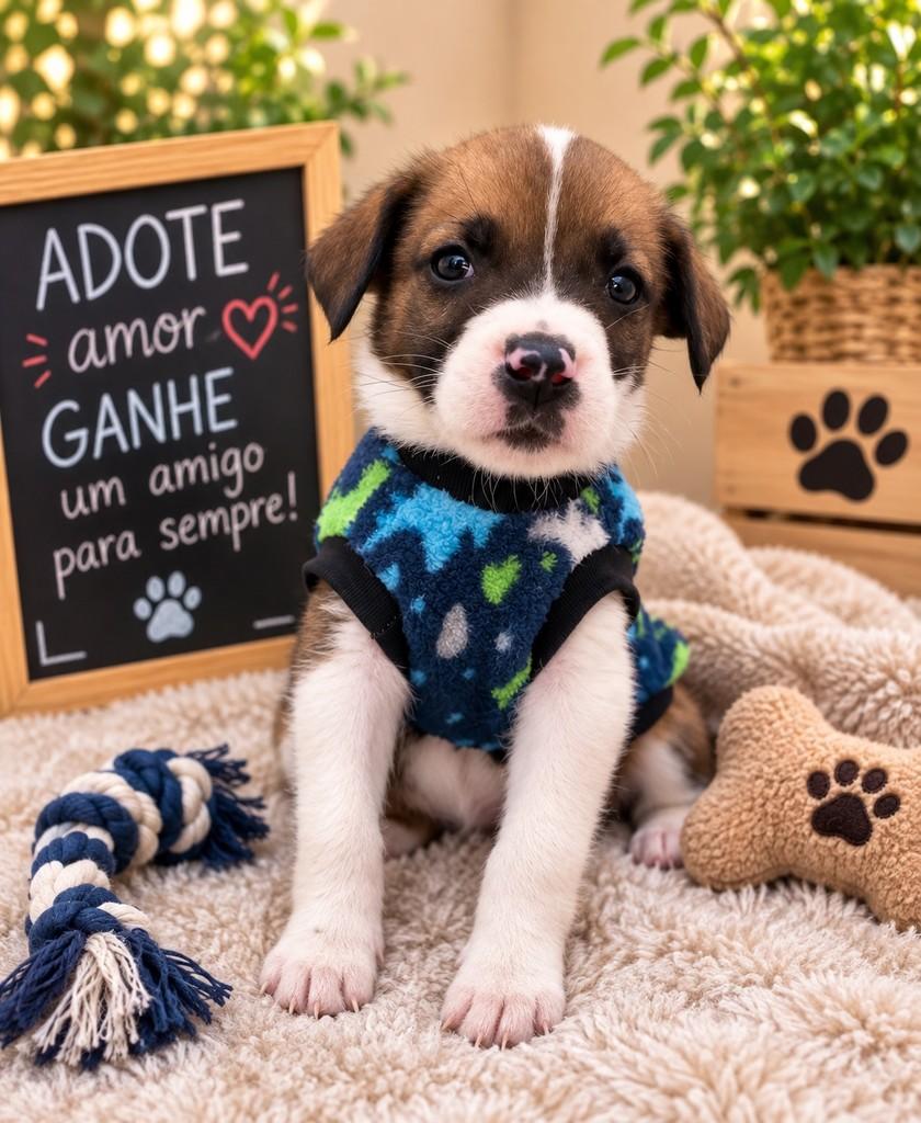 Betowenn Júnior, cachorro de porte pequeno para adoção em Dois Irmãos - RS