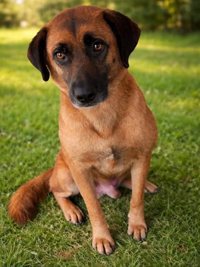 Caramelo, cachorro de porte médio para adoção em Benedito Novo - SC