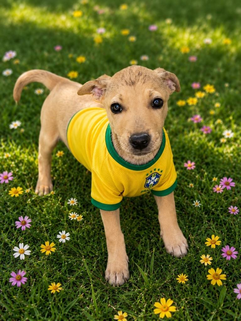 Luquinhas, cachorro de porte médio para adoção em São José do Rio Preto - SP