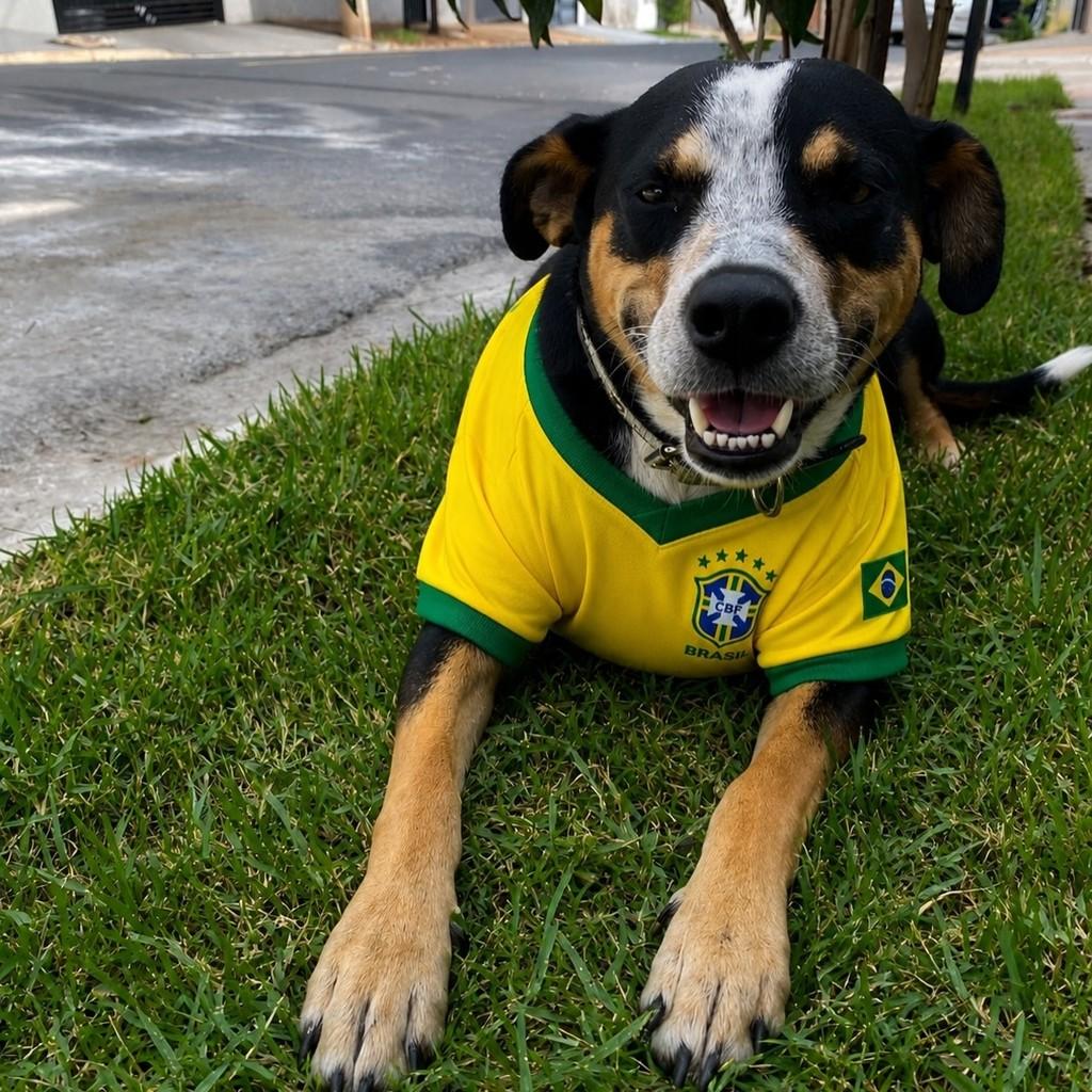 Nino, cachorro de porte médio para adoção em São José do Rio Preto - SP