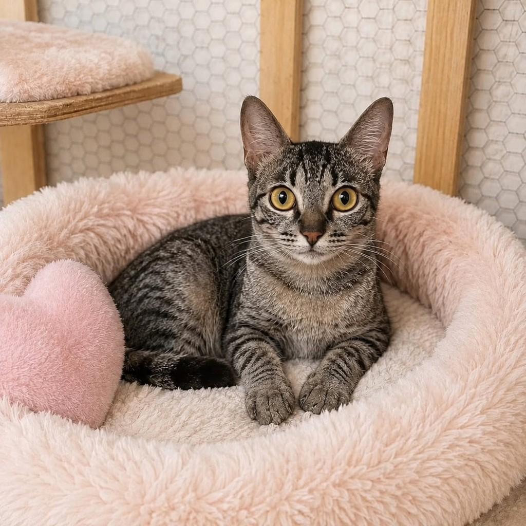 Samira, gata de porte pequeno para adoção em Natal - RN