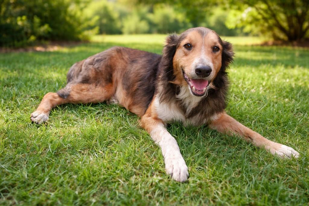 Lobo, cachorro de porte médio para adoção em Ronda Alta - RS