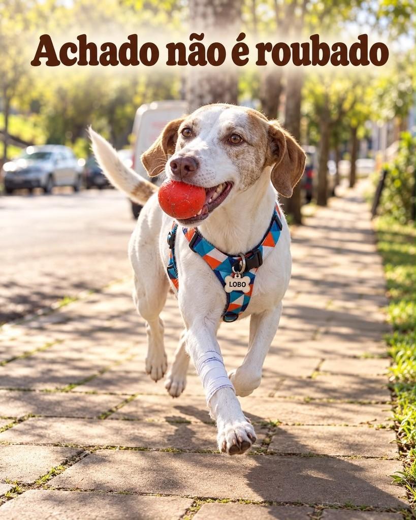 Lobo, cachorro de porte médio para adoção em São Domingos do Sul - RS — foto 4 de 10