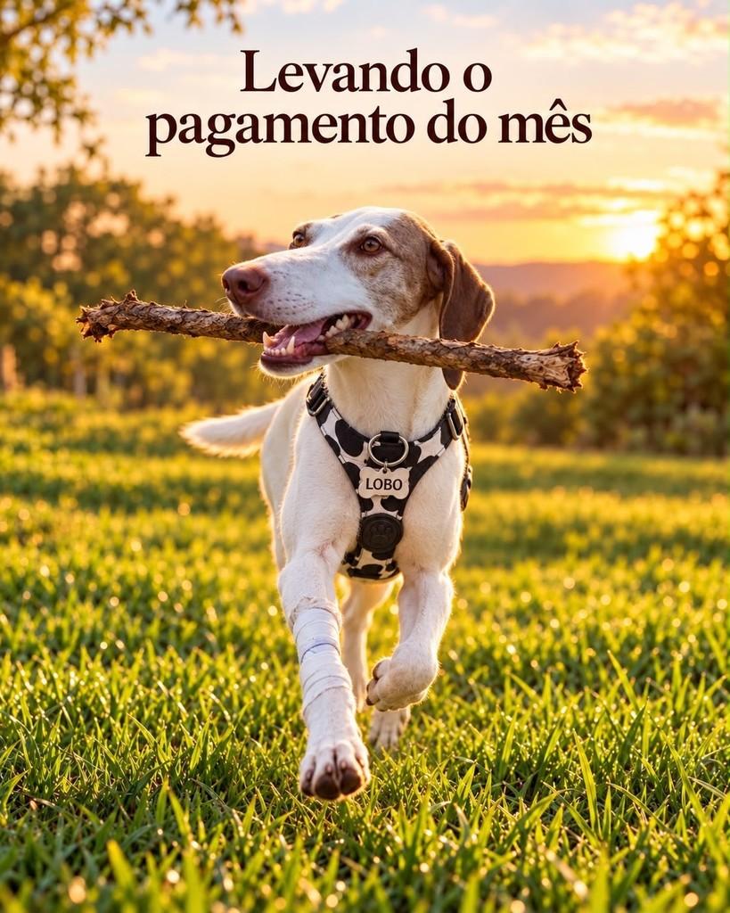 Lobo, cachorro de porte médio para adoção em São Domingos do Sul - RS — foto 5 de 10