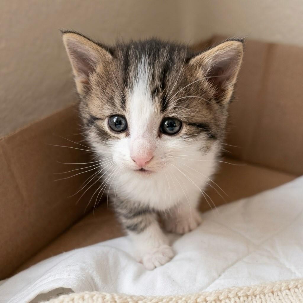 Mingau, gato de porte pequeno para adoção em Rio de Janeiro - RJ