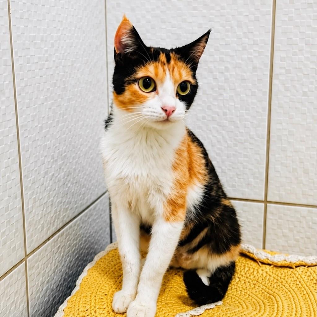 Lindeza, gata de porte pequeno para adoção em Uberlândia - MG