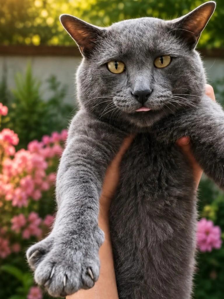 Grey, gato de porte grande para adoção em Rio de Janeiro - RJ