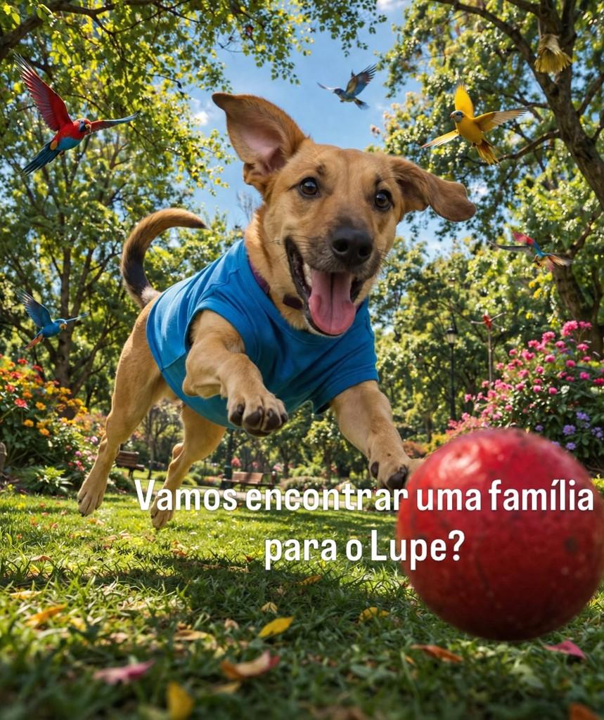 Lupi, cachorro de porte médio para adoção em Rio de Janeiro - RJ