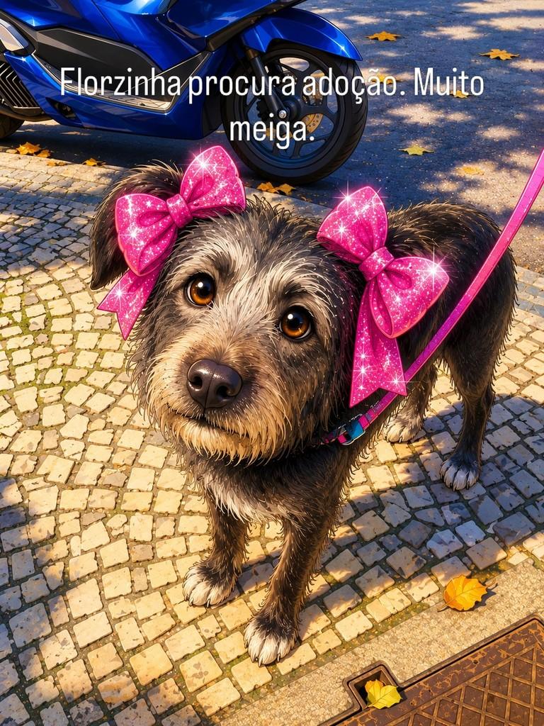 Florzinha, cachorro de porte médio para adoção em Rio de Janeiro - RJ