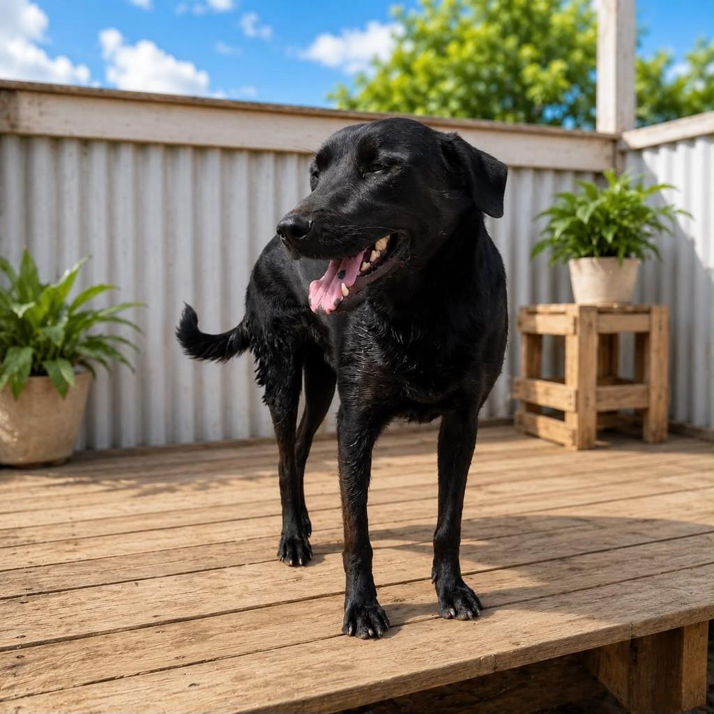 Bob, cachorro de porte médio para adoção em Cariacica - ES