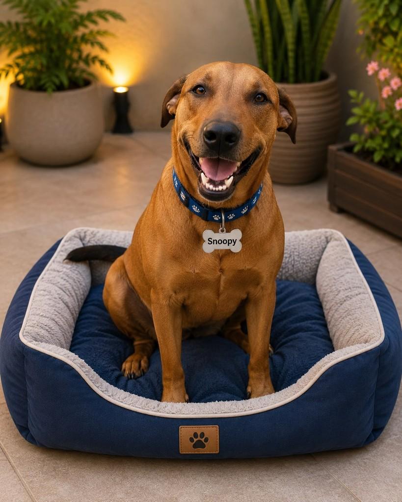Snoopy, cachorro de porte grande para adoção em Cariacica - ES