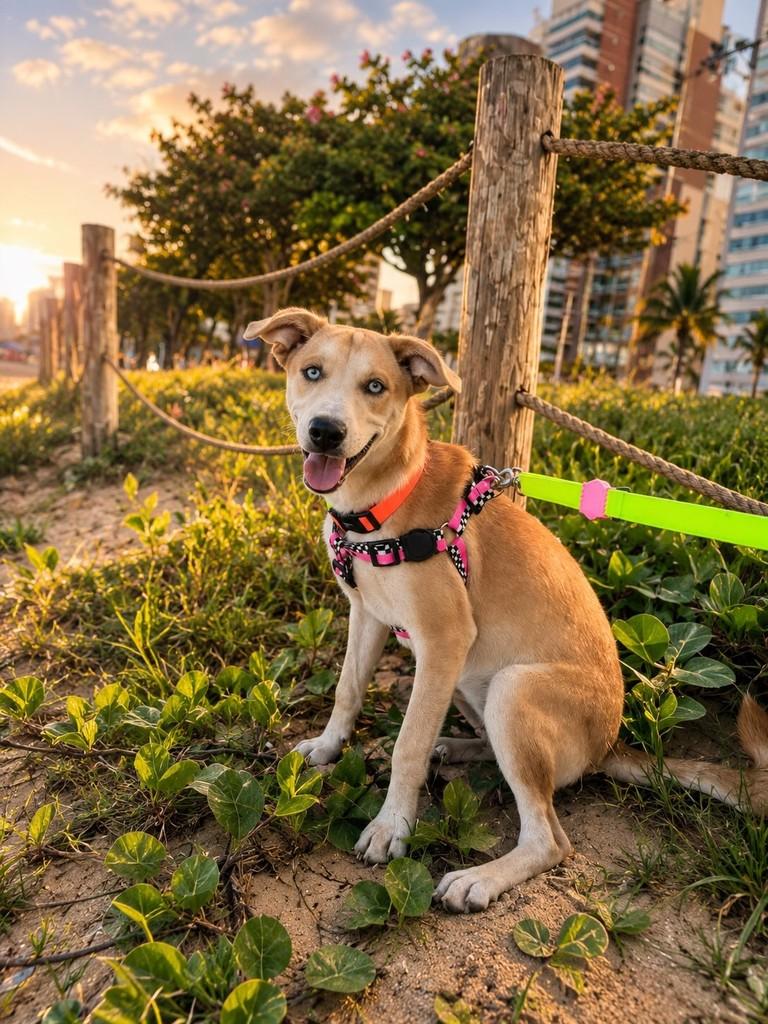 Bella, cadela de porte médio para adoção em Cariacica - ES