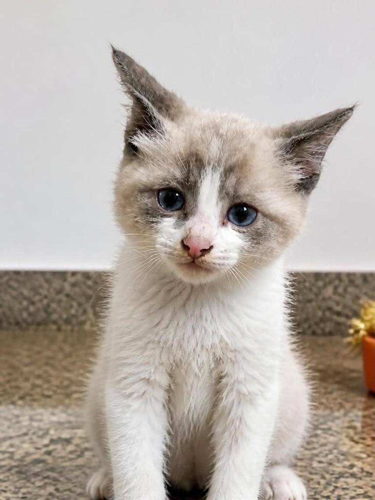 Celeste, gata de porte pequeno para adoção em São Paulo - SP