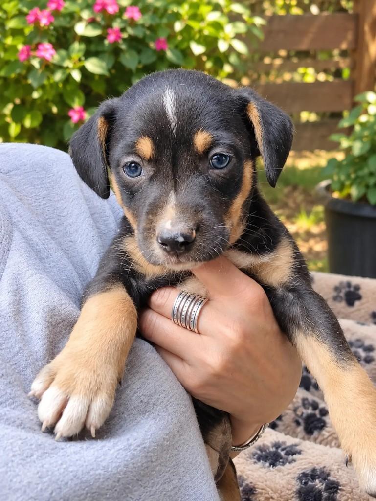 Pequeno Príncipe, cachorro de porte médio para adoção em Capinzal - SC