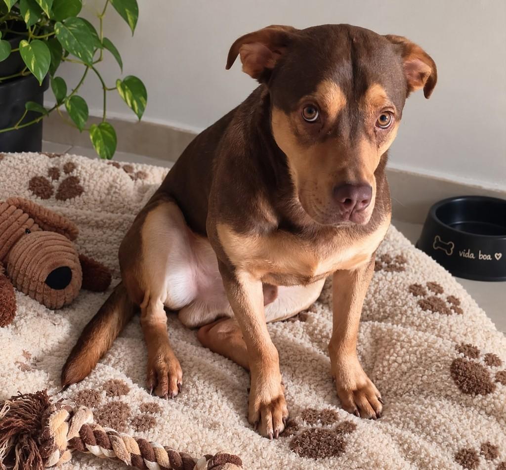 Thor, cachorro de porte médio para adoção em Extrema - MG