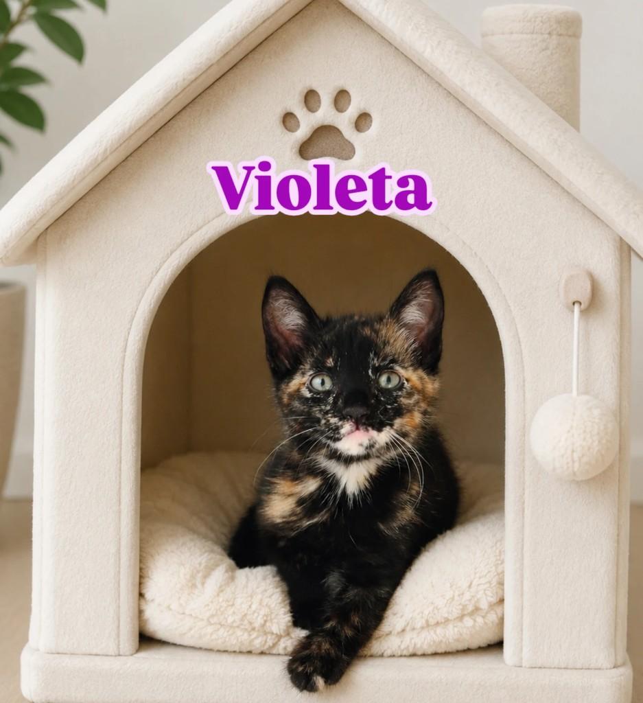 Violeta, gata de porte pequeno para adoção em Rio de Janeiro - RJ