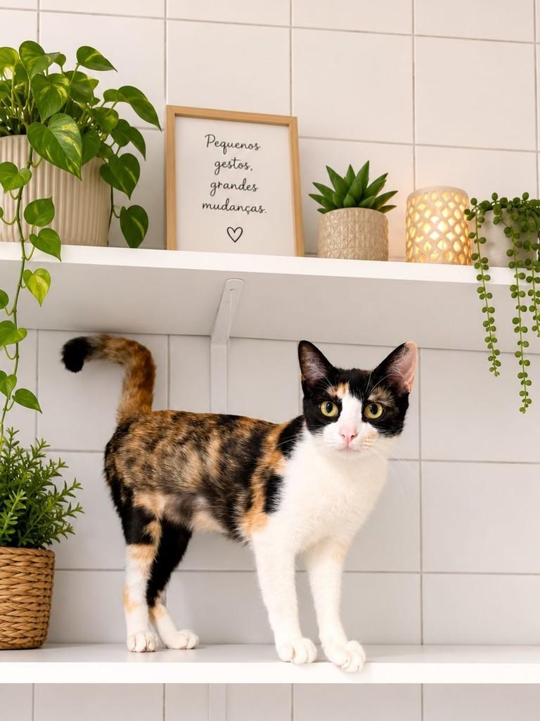 Rubi, gata de porte pequeno para adoção em Aracaju - SE