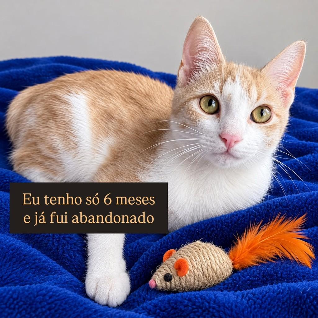 Kiro, gato de porte pequeno para adoção em São Paulo - SP
