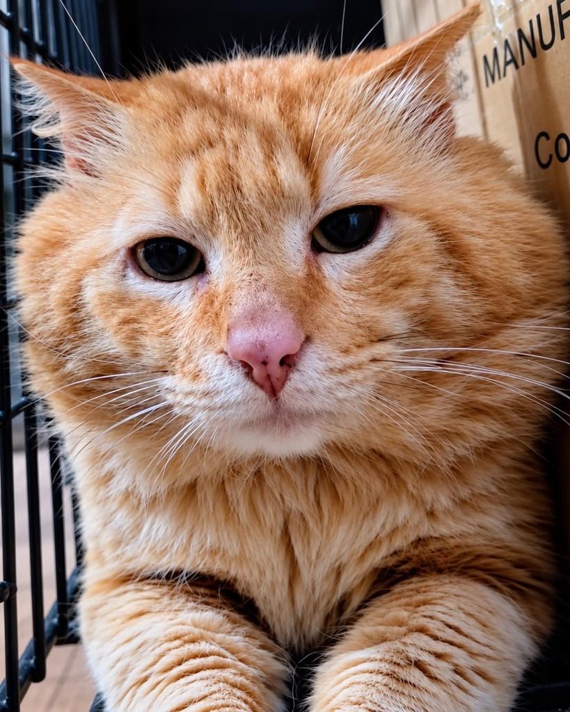 Garfield, gato de porte médio para adoção em Ijuí - RS — foto 2 de 4