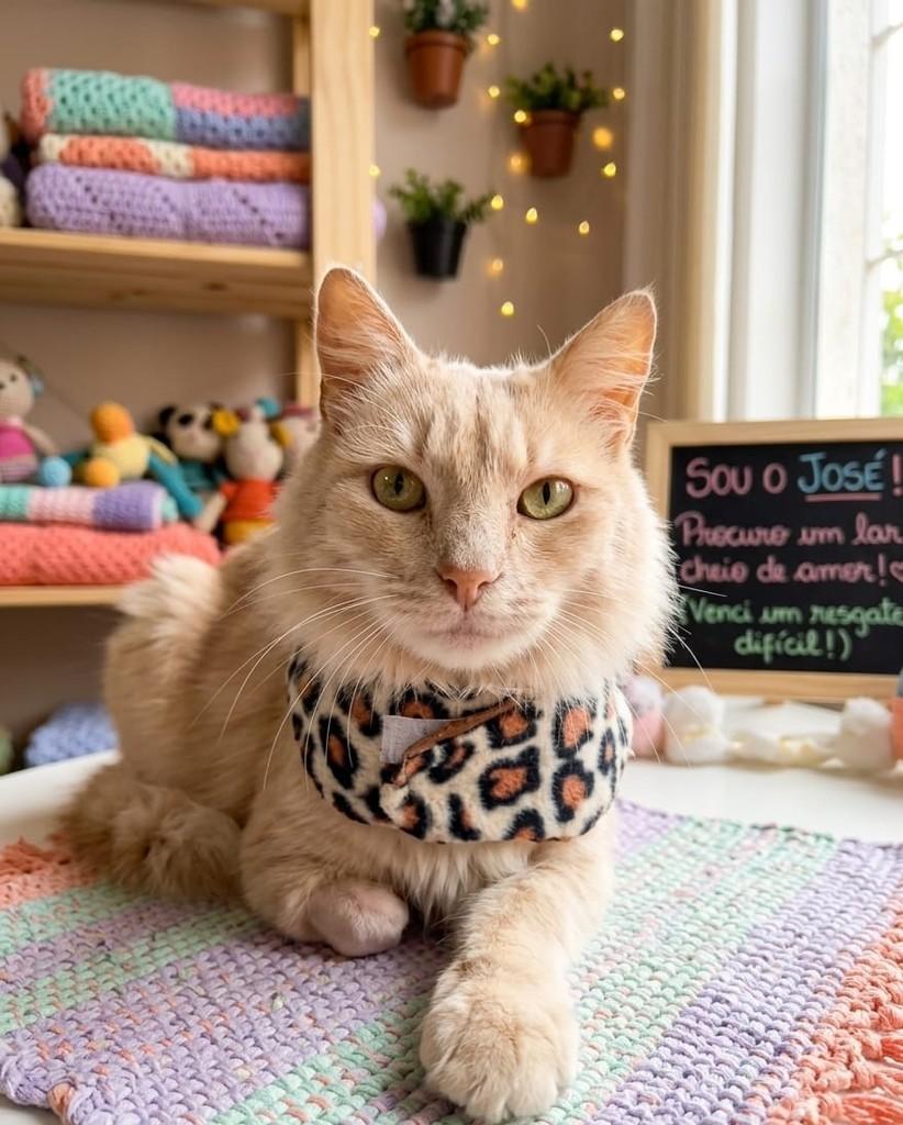 Príncipe José, gato de porte médio para adoção em Porto Alegre - RS