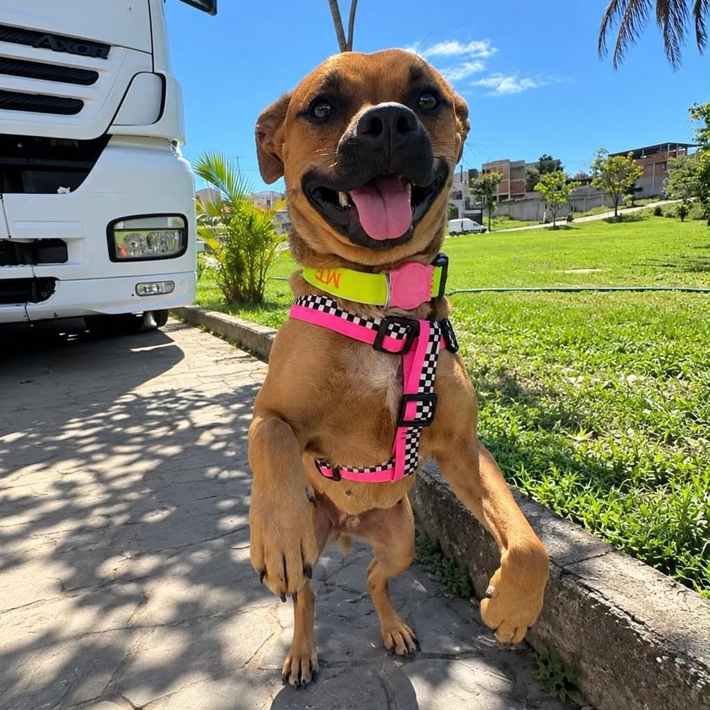 Syk, cadela de porte médio para adoção em Vitória - ES — foto 3 de 5