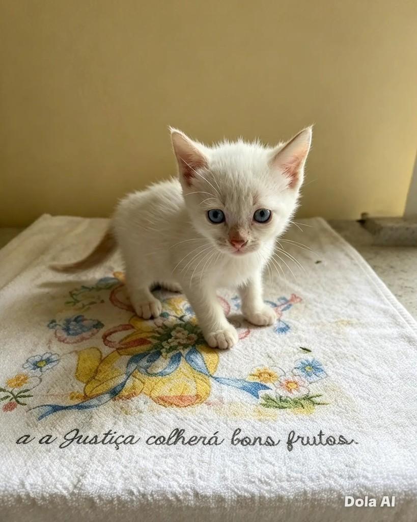 Hugo, gato de porte pequeno para adoção em Guaramirim - SC